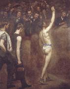 Thomas Eakins Salutat Spain oil painting artist